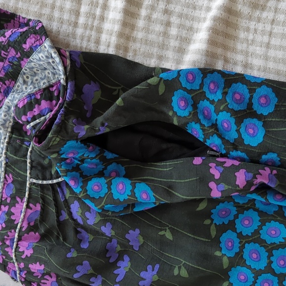 Multi color floral Free People mini dress size 4 - Picture 9 of 16